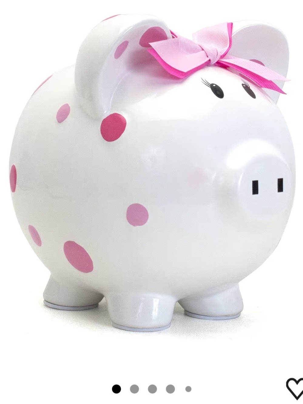 Child to Cherish girls ceramic piggy bank
